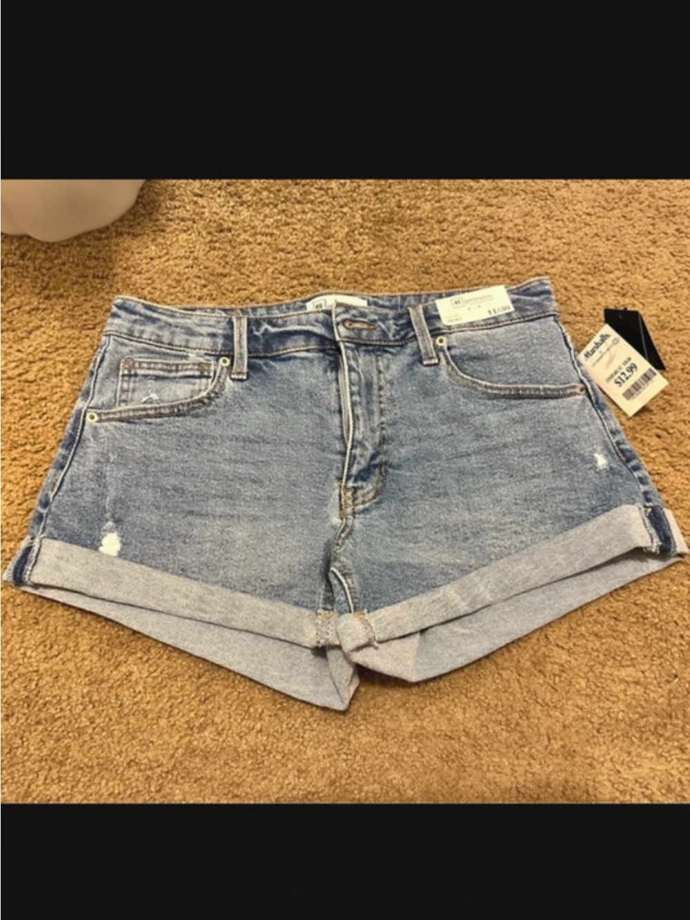 Classic Blue Denim Women's Shorts